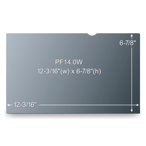 3M Privacy Filter with 3M COMPLY Flip Attach for Laptops, 14" Full Screen, 16: - Bild 6 von 8