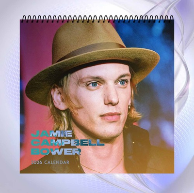 #ad Jamie Campbell Bower 2026 Calendar Celebrity Wall Calendar Gift for Fans $25.19