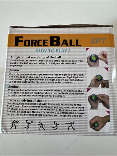 FORCE BALL SPT Hand Gyroscope Exercise Sports Golf Tennis Baseball - Bild 4 von 13
