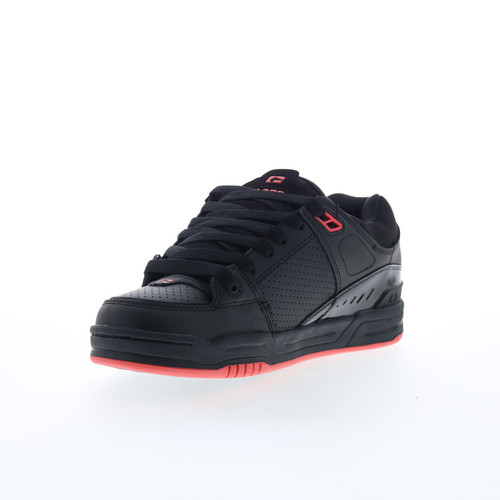 Globe Fusion GBFUS Herren Schwarz Leder Schnürschuhe Skate Inspiriert Turnschuhe Schuhe - Bild 4 von 8