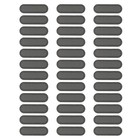 300 Pcs 0.59"x0.18" Phone Dustproof Net Sticker Phone Speaker Cover Black