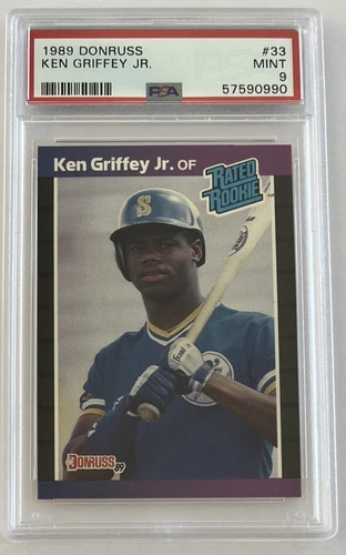 1989 Donruss Ken Griffey Jr. Rookie #33 PSA 9 Mint HOF Seattle Mariners (B238)