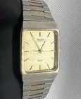 🪙🌕Slim Rare Luxury Vintage Crème Tank SEIKO SX Men Watch 1980s🌕🪙