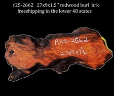 Redwood Slab  DIY  River Table  Burl table  Craft Wood  R25-2662