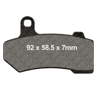 PAAR BREMSBELÄGE EBC FA409 732.09.89 HD 1868 FLHRXS ROAD KING SP 2019-2024