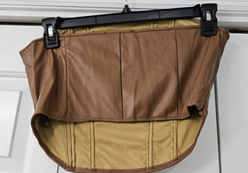 HYFVE Faux Leather Brown Strapless Corset  Bustier Top Size Large NWT  (27)