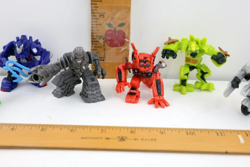 Hasbro ☆TRANSFORMERS ☆ Robot Heroes - Mixed Mini Action Figure Lot of 8 - Image 3 of 4