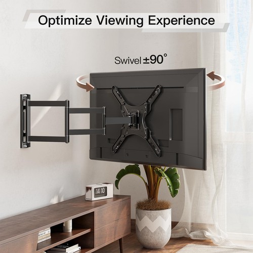 Langarm TV Wandhalterung für die meisten 26-65 Zoll Fernseher, 37,4 Zoll lange Verlängerung TV M... - Bild 5 von 9