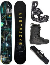 Snowboard Set AIRTRACKS Data Rocker+Bindung Master+Boots+Bag/ 150 155 160 164 cm