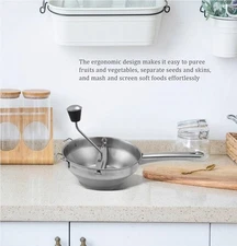 Stainless Steel Rotary Food Mill for Making Puree of Vegetables 