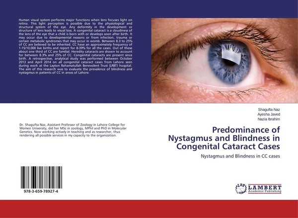 Predominance Of Nystagmus And Blindness In Congenital Cataract Cases Ayesha Jave-image