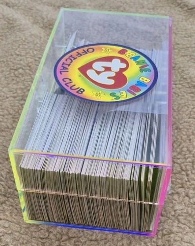 Ty Beanie Babies Official Club Collector Cards Storage Box & Binder 300 + Cards - Bild 3 von 21
