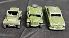 VTG DINKY TOYS LOT OF 3 - 673 SCOUT CAR, 688 FIELD ARTILLERY, 170 FORD SEDAN