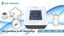 Automated A/C Drain Line Cleaner for HVAC, No $$$ solution and wifi needed