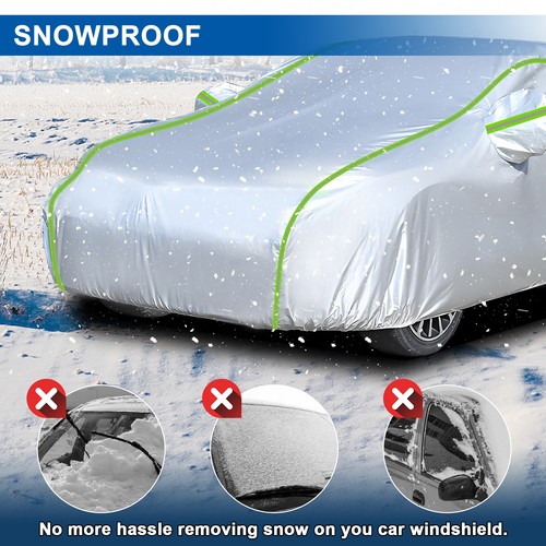 Outdoor Car Cover 6 Layers Thickened Snow Waterproof Custom Fit For Chevy Camaro - Picture 11 of 12