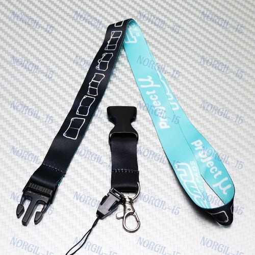 Lanyard Keyring Key Chains Cellphone for PROJECT MU Racing Universal Neck Strap - Foto 4 di 5