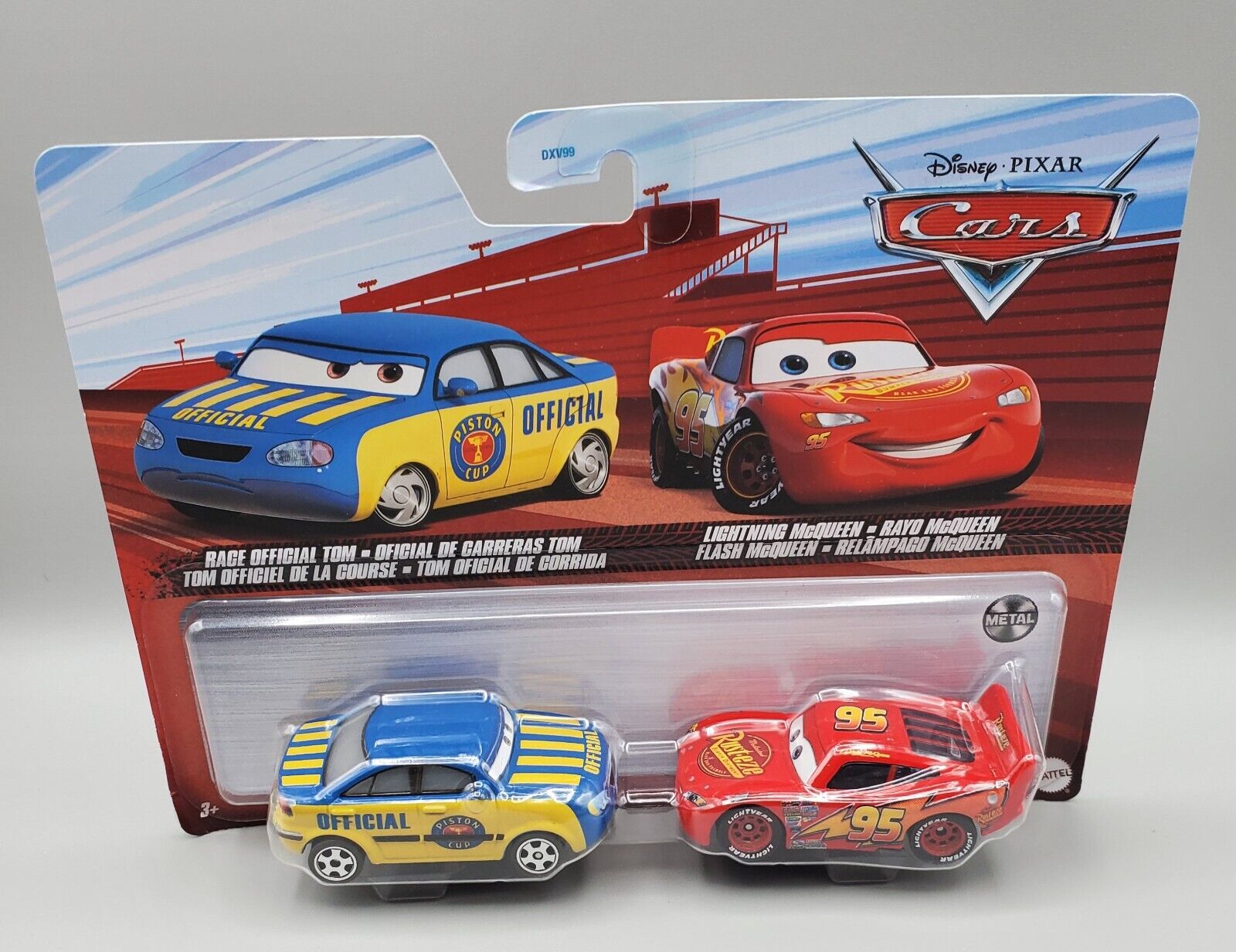 Disney Pixar The World of Cars Race Official Tom & Lightning McQueen 2 Pack