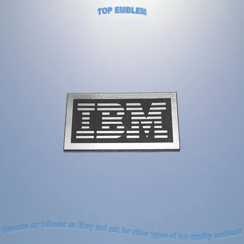 IBM 30x10mm emblem brusched badge replacament logo decal sticker aufkleber