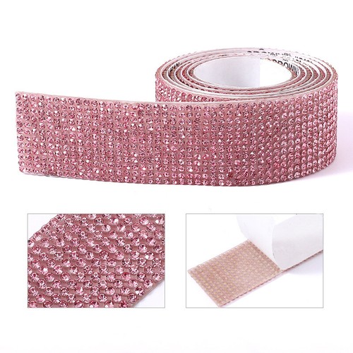 Self Adhesive Crystal Rhinestone Diamond Ribbon DIY Sticker Phone Craft Decor 57 - Picture 14 of 57