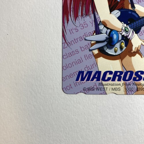Tarjeta telefónica japonesa vintage Macross 7 - Imagen 2 de 6