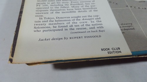 PT 109, John F. Kennedy in World War II - Robert J. Donovan - 1961 BCE HCDJ - VG - Picture 8 of 11