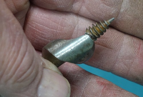 Vintage Mephisto 11/16" x 16" Erdbohrer Bit solide Mitte, mittlere Schraube, Uni-Spur - Bild 7 von 13