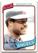 1980 Topps #285 Don Baylor California Angels
