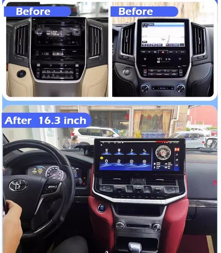 For 2008-2021 Toyota Land Cruiser LC200 Upgrade LC300 Android Car Radio Stereo - Bild 2 von 6