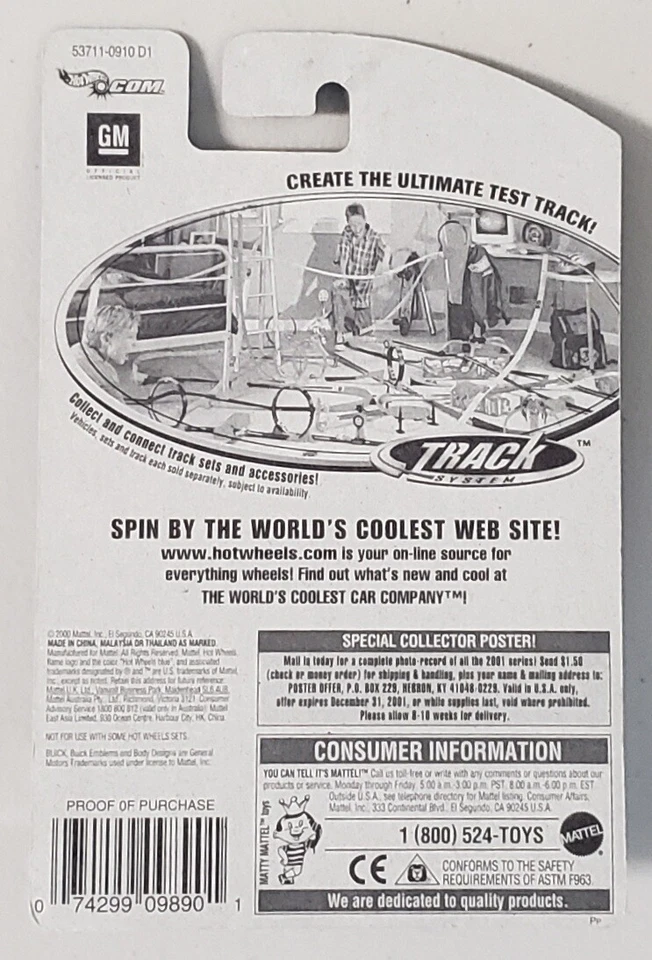 HOT WHEELS SO FINE VEHÍCULO FUNDIDO A PRESIÓN COLECCIONISTA NO. 168 MATTEL 2001 Foto 4 de 4