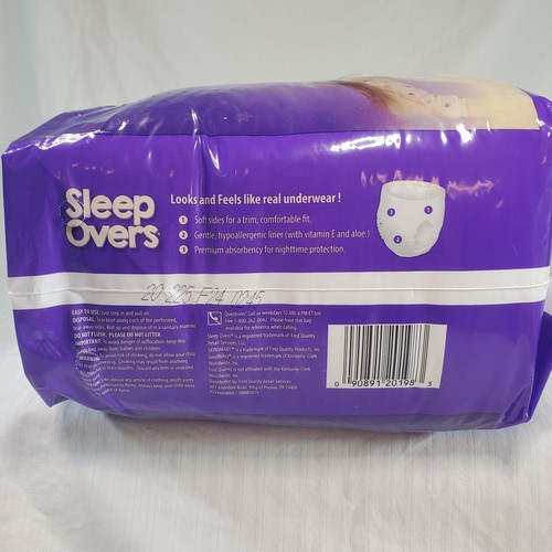 Sleep Overs Youth Underwear X-Large 85 - 140 lbs Incontinence Boy & Girl New - Bild 6 von 6