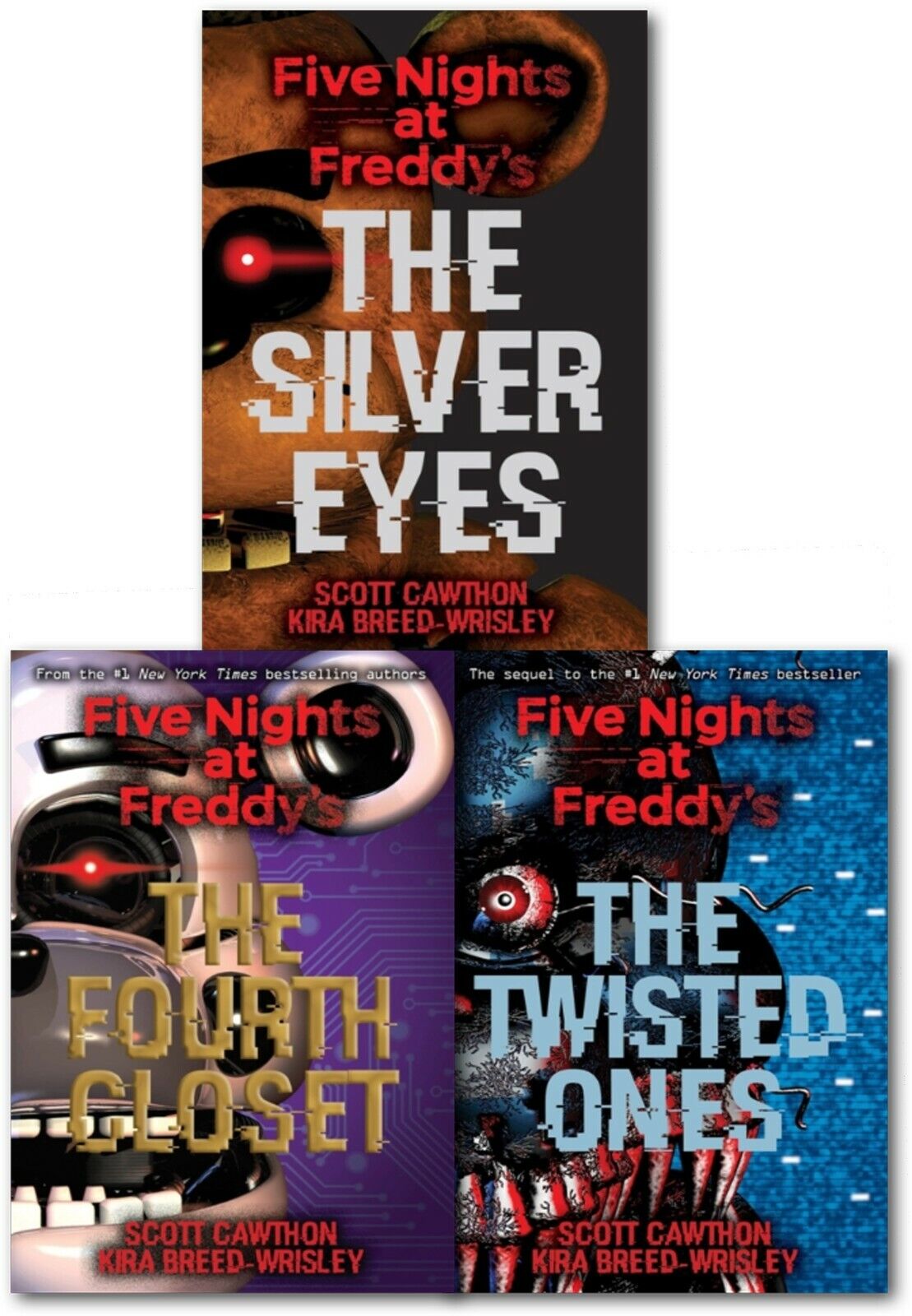 Five Nights at Freddy's Graphic Novels Books 1-3 [The Silver Eyes; The  Twisted Ones and The Fourth Closet] Fazbear Frights Graphic Novels