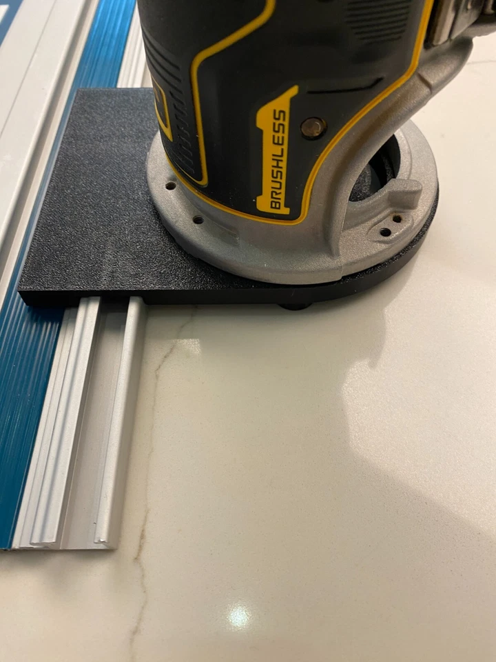 Dewalt DCW600 DWP601 Plunge Base Guide Rail Adaptor to Makita Guide Track - Image 2 of 4