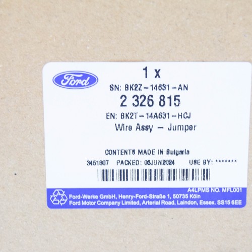 FORD TRANSIT CUSTOM MK1 Front Right Door Wire RHD 2326815 NEW GENUINE - Picture 7 of 8