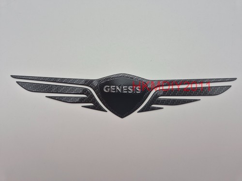 Front Hood 3Color New Wing Logo Magma Type Emblem 1PC For 2018~2024 Genesis G90 - Picture 8 of 36