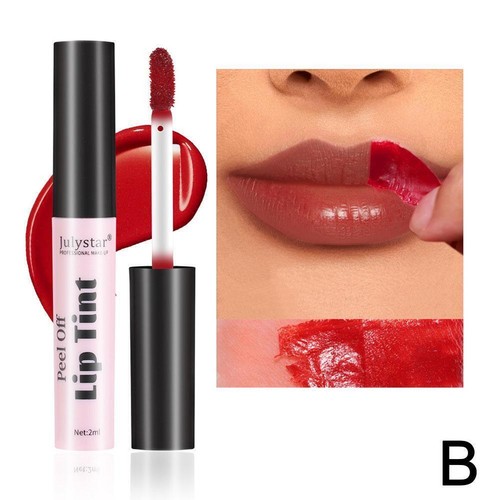 1pc 6 colors lip stain peel off lip tint stain tattoo color waterproof long H6Q6 - Picture 11 of 15