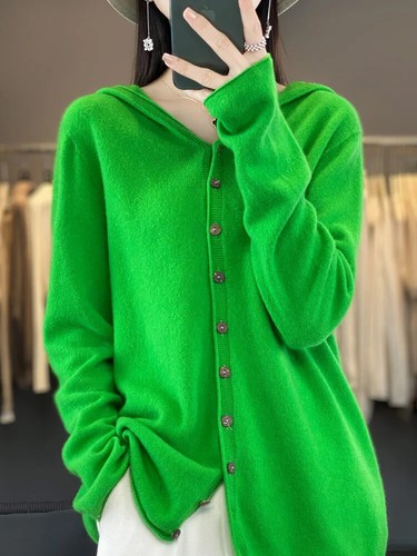 Spring Autumn Female Sweater Women Knitted Cardigan Knitwear Loose Clothing Tops - Imagen 20 de 30