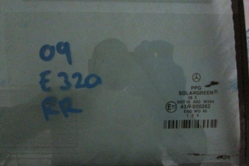 2007-2009 MERCEDES BENZ E350 E320 WAGON LEFT REAR DOOR VENT GLASS WINDOW OEM - Picture 7 of 8