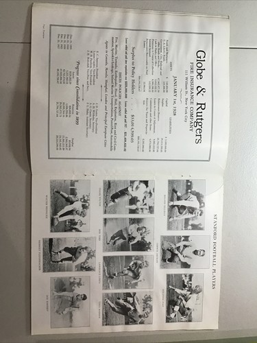 1928 Stanford Rams vs Army College Football Program Yankee Stadium - Picture 8 of 12
