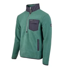 CANADA WEATHER GEAR MEN'S HI-PILE FUZZ FLEECE 1/4 ZIP