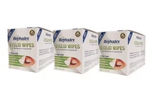 3x Boxes Blephadex Eyelid Wipes with Tea Tree Oil and Coconut Oil 30 Wipes