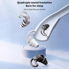 2Pair Noise Reduction Earplugs 40dB Super Comfortable Silicone Reusable Earplugs