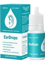 Ear Drops Cleaner, Suitable For Daily Use, Quick Ear Cleaning 10ml Liquid 11/25+
