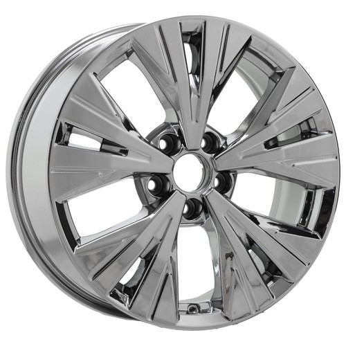 18" Nissan Rogue Bright Chrome wheels rims Factory OEM set 62828 EXCHANGE - Picture 3 of 8
