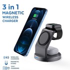 3 in 1 Magnetic Wireless Charger Stand for iWatch iPhone 15/14/13/12 pro MagSafe