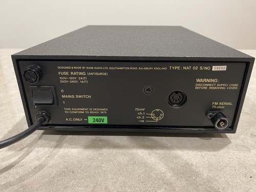 Naim Nat 02 (Olive Version) Tuner - Mint Condition! - Picture 11 of 14