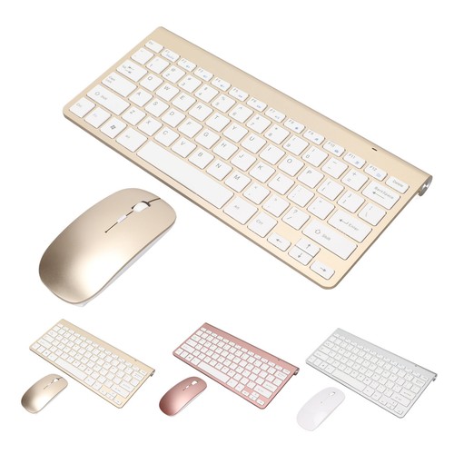 Keyboard Mouse Set 2.4G Wireless 78 Keys USB Thin Etched Keycaps Ergonomics UK - Picture 11 of 12