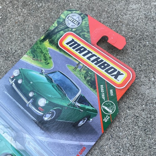 MATCHBOX 2019 MBX ROAD TRIP VOLKSWAGEN TYPE 34 KARMANN GHIA 12/20 GREEN - Picture 6 of 7