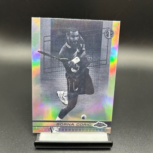 2024 Topps Chrome Tennis Negative Refractor #9 Borna Coric - Afbeelding 1 van 2