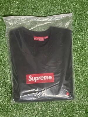 トップス 22F/W Supreme Box Logo Crewneck Black L Supreme Cutout Logo Crewneck Black Men's - SS20 - US