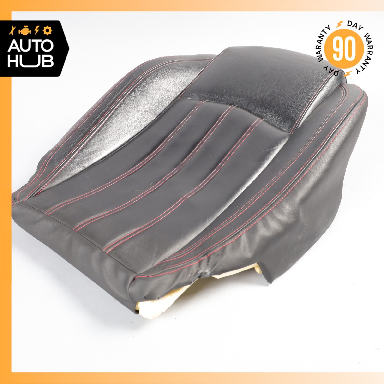 08-12 Maserati GranTurismo M145 Front Left Lower Bottom Seat Cushion Black OEM